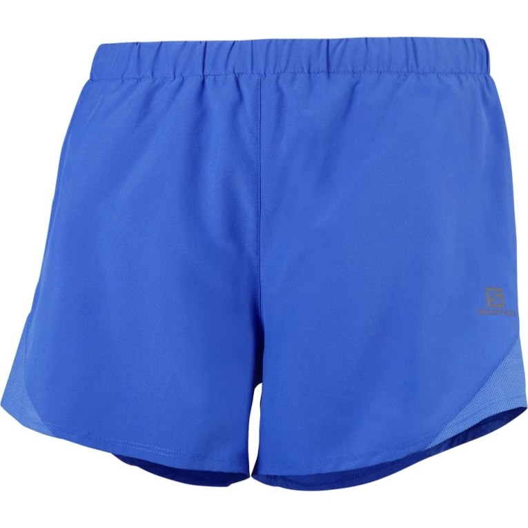 Salomon Cross Rebel 4'' Women's Running Shorts Blue | CA 81R29